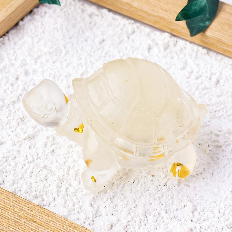 Nimara Ritual Various Stone Citrine Green Aventurine Amethyst Mini Turtle Prosperity Home Decoration