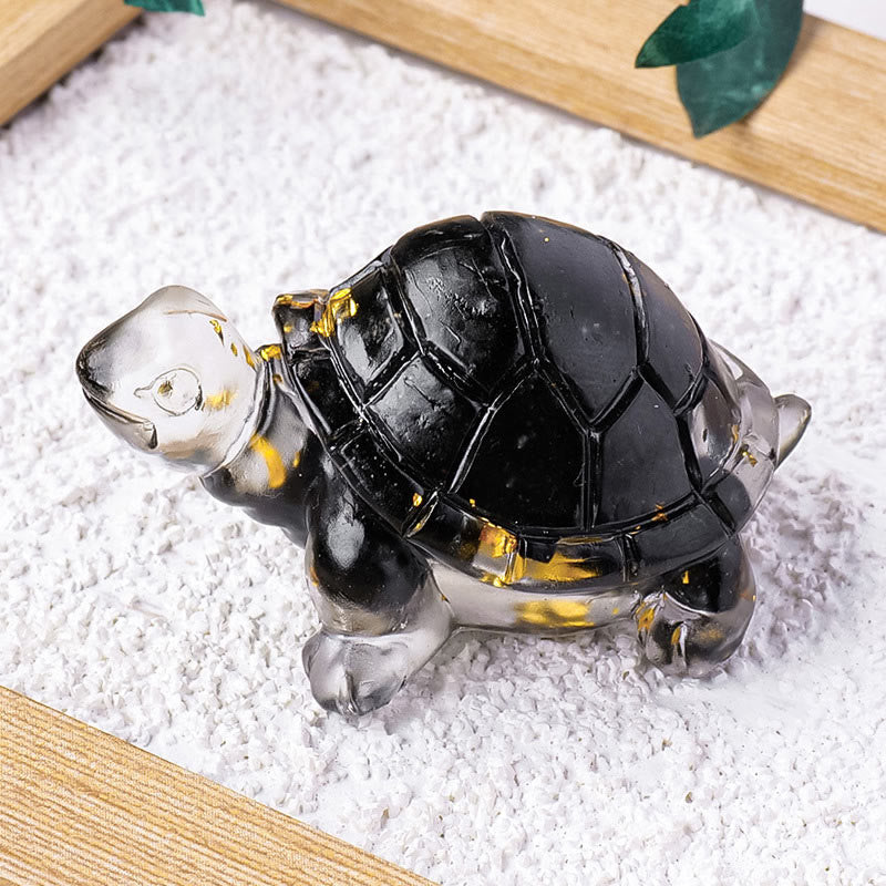 Nimara Ritual Various Stone Citrine Green Aventurine Amethyst Mini Turtle Prosperity Home Decoration
