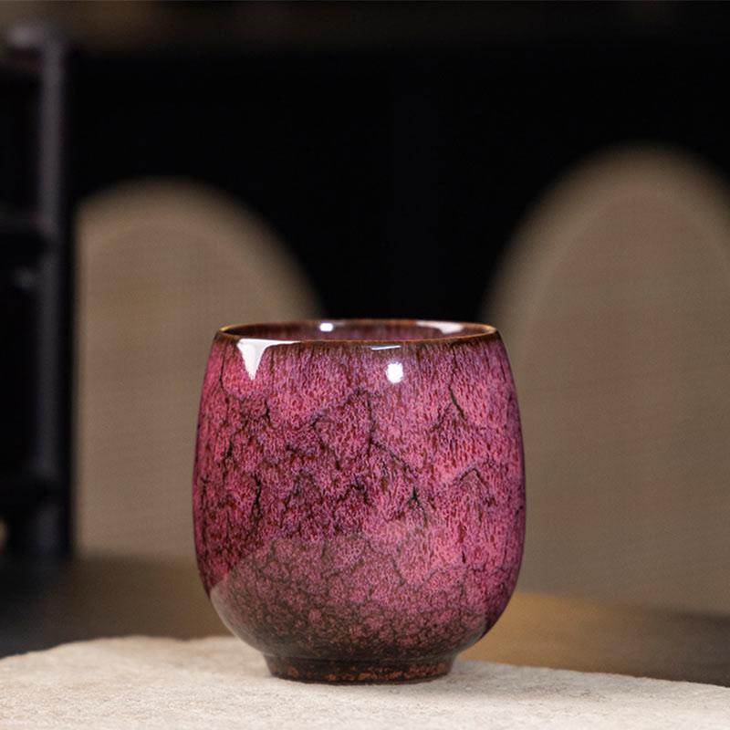 Nimara Ritual Handmade Small Chinese Jianzhan Kiln Change Ceramic Teacup Kung Fu Tea Cup 150ml