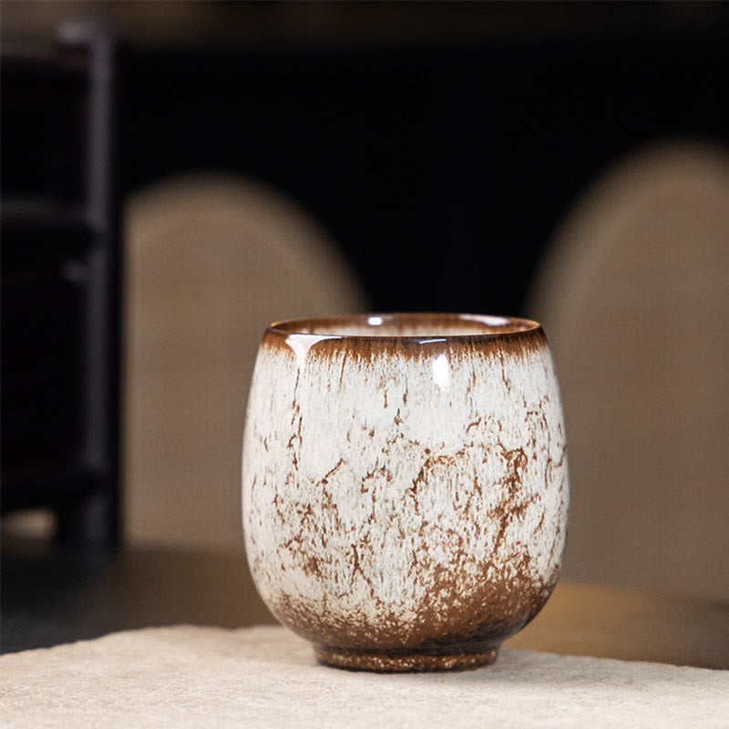 Nimara Ritual Handmade Small Chinese Jianzhan Kiln Change Ceramic Teacup Kung Fu Tea Cup 150ml