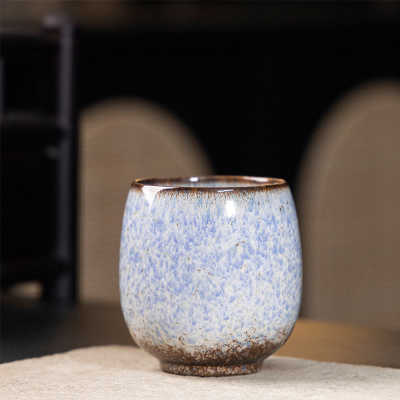 Nimara Ritual Handmade Small Chinese Jianzhan Kiln Change Ceramic Teacup Kung Fu Tea Cup 150ml
