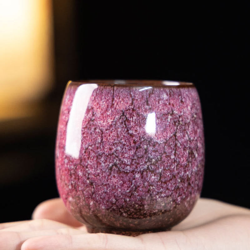 Nimara Ritual Handmade Small Chinese Jianzhan Kiln Change Ceramic Teacup Kung Fu Tea Cup 150ml