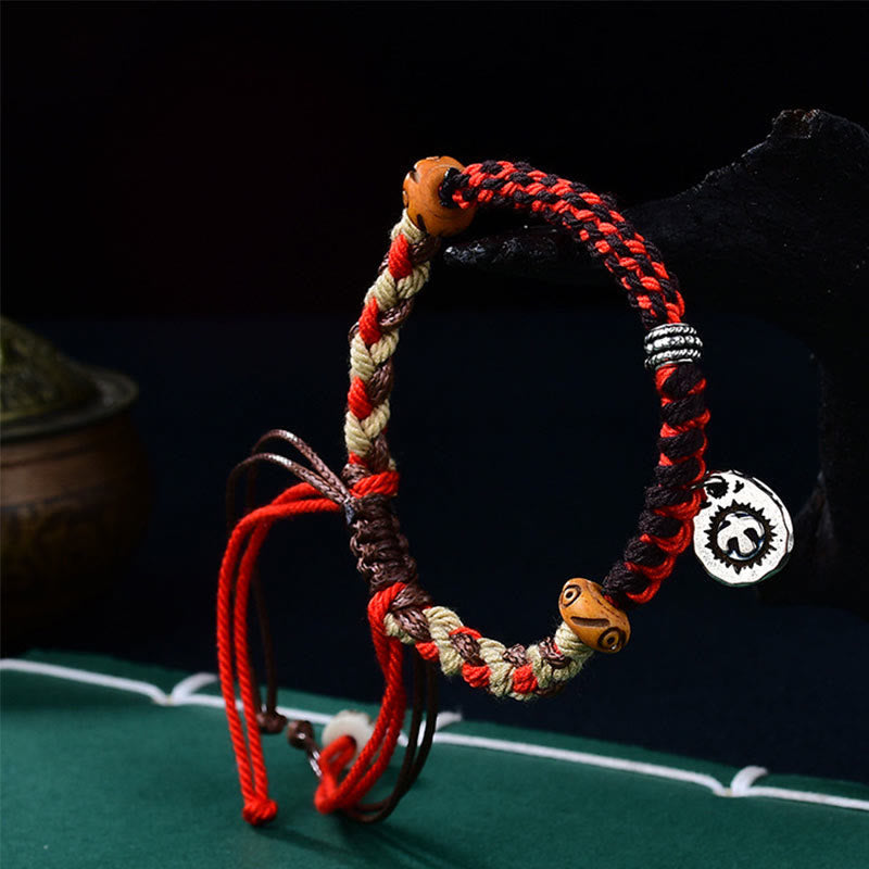 Nimara Ritual Tibetan Hand-woven Garuda String Luck Bracelet