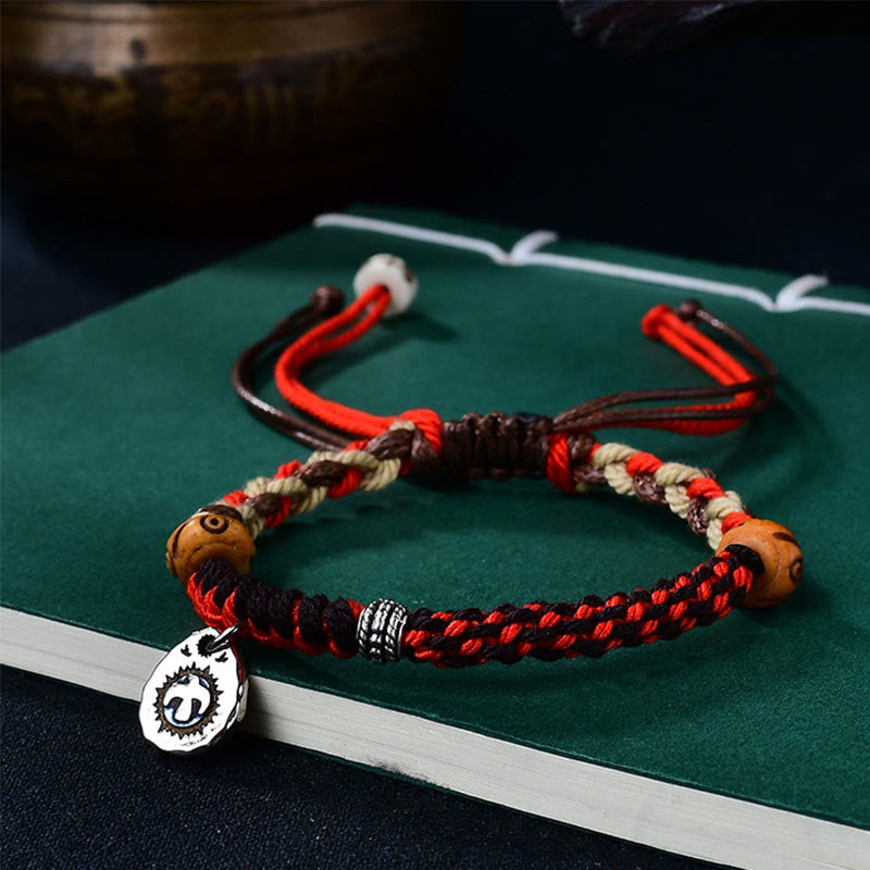 Nimara Ritual Tibetan Hand-woven Garuda String Luck Bracelet