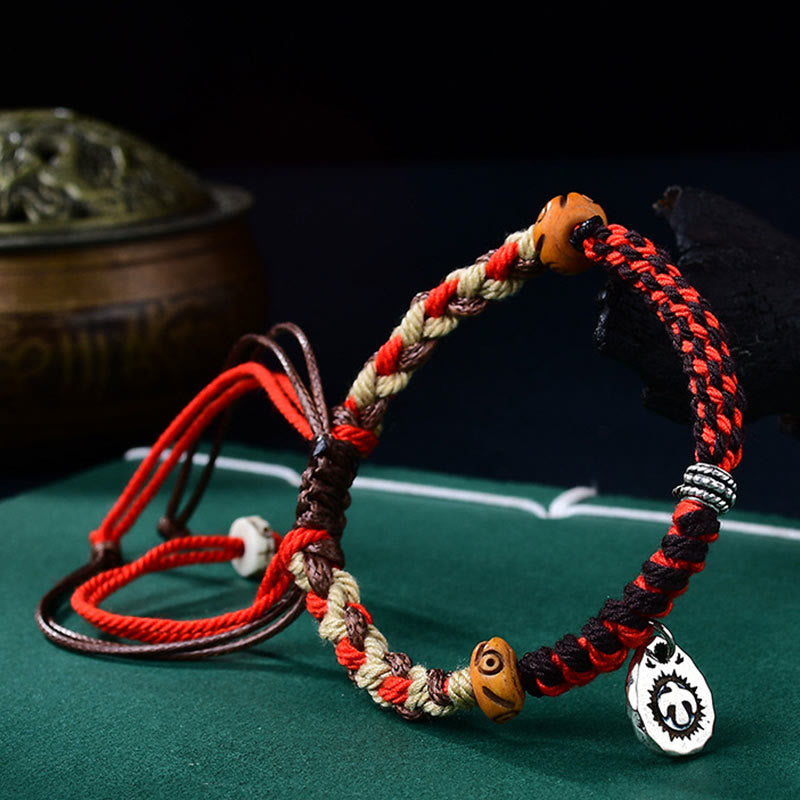 Nimara Ritual Tibetan Hand-woven Garuda String Luck Bracelet