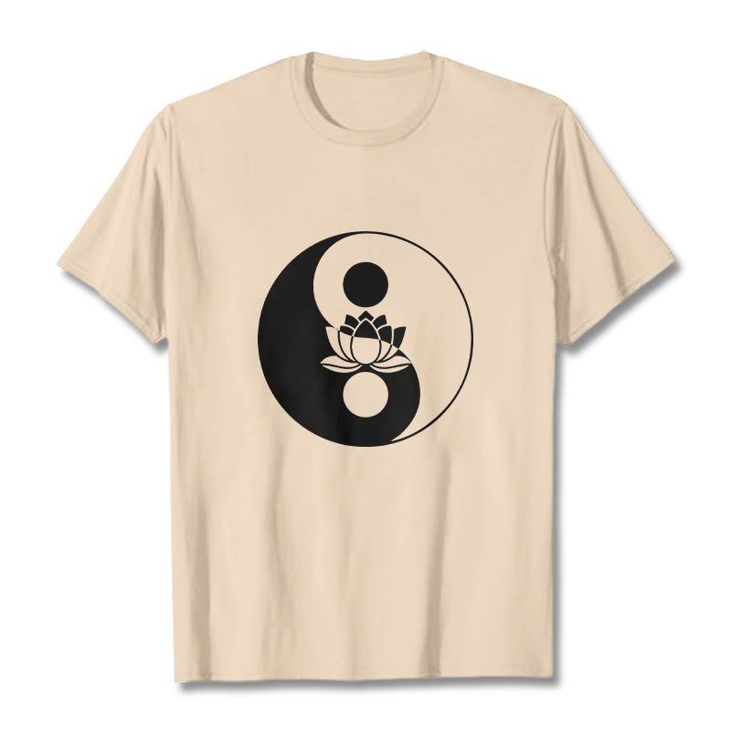 Nimara Ritual Yin Yang Lotus Flower Tee T-shirt
