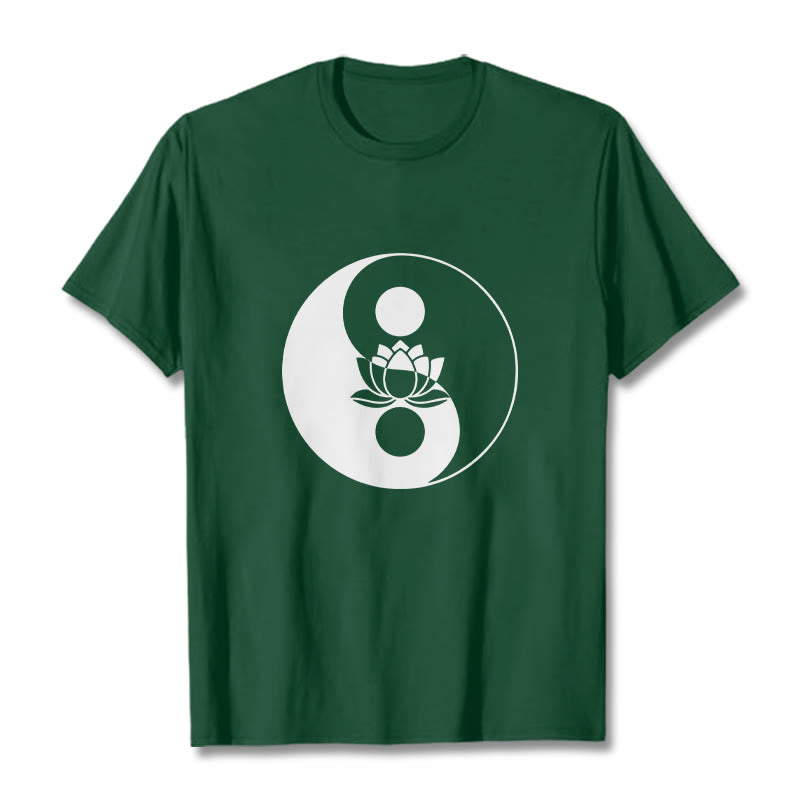 Nimara Ritual Yin Yang Lotus Flower Tee T-shirt