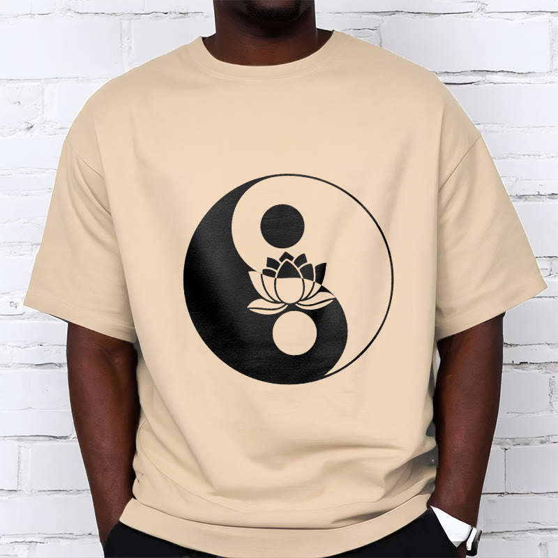 Nimara Ritual Yin Yang Lotus Flower Tee T-shirt
