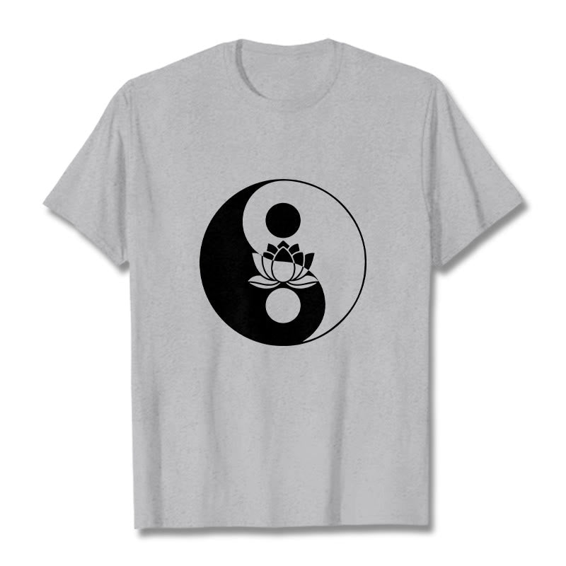 Nimara Ritual Yin Yang Lotus Flower Tee T-shirt