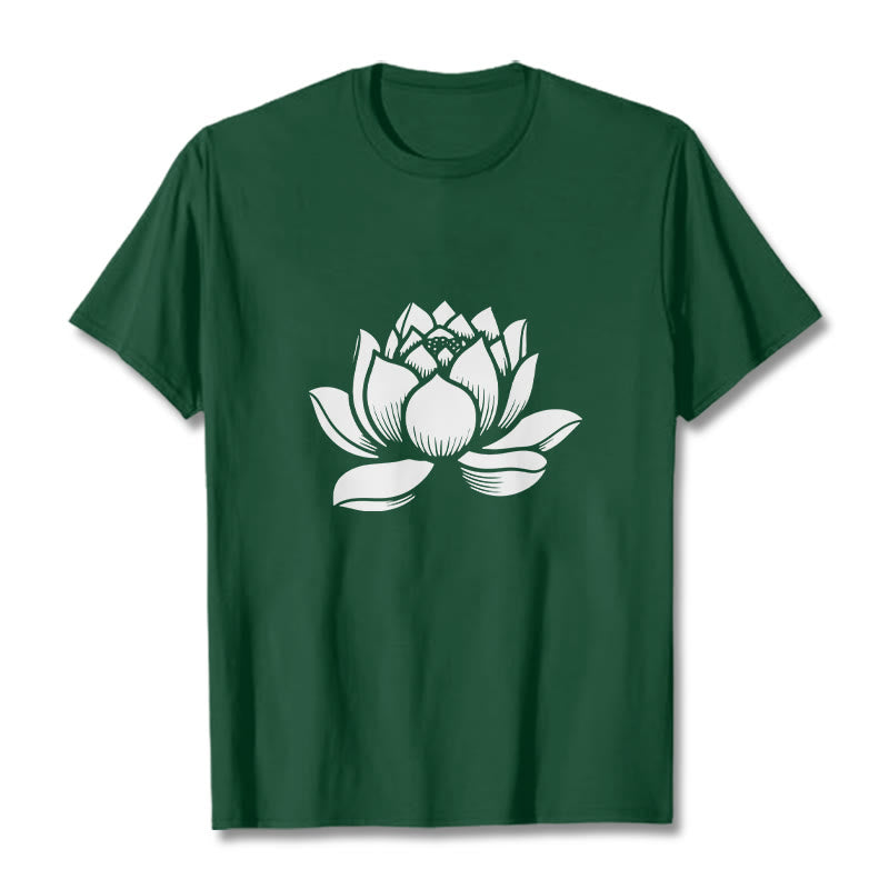Nimara Ritual Lotus Flower Design Tee T-shirt