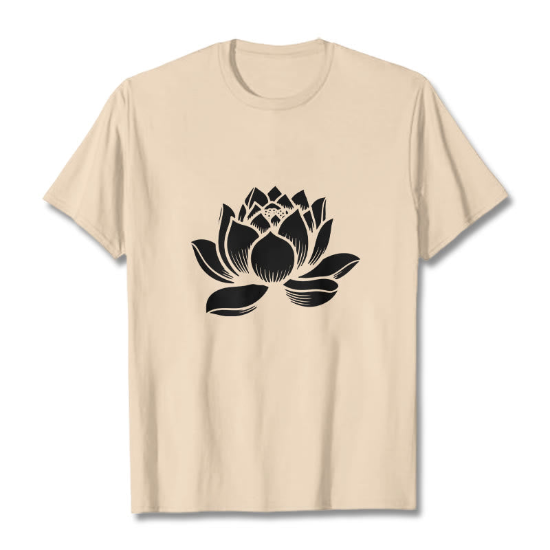 Nimara Ritual Lotus Flower Design Tee T-shirt