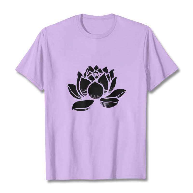 Nimara Ritual Lotus Flower Design Tee T-shirt