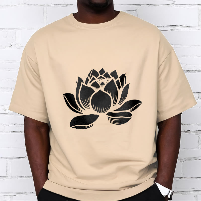 Nimara Ritual Lotus Flower Design Tee T-shirt