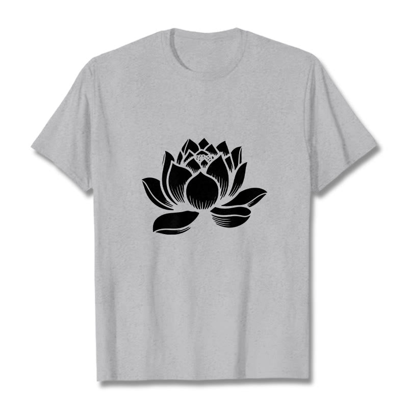 Nimara Ritual Lotus Flower Design Tee T-shirt