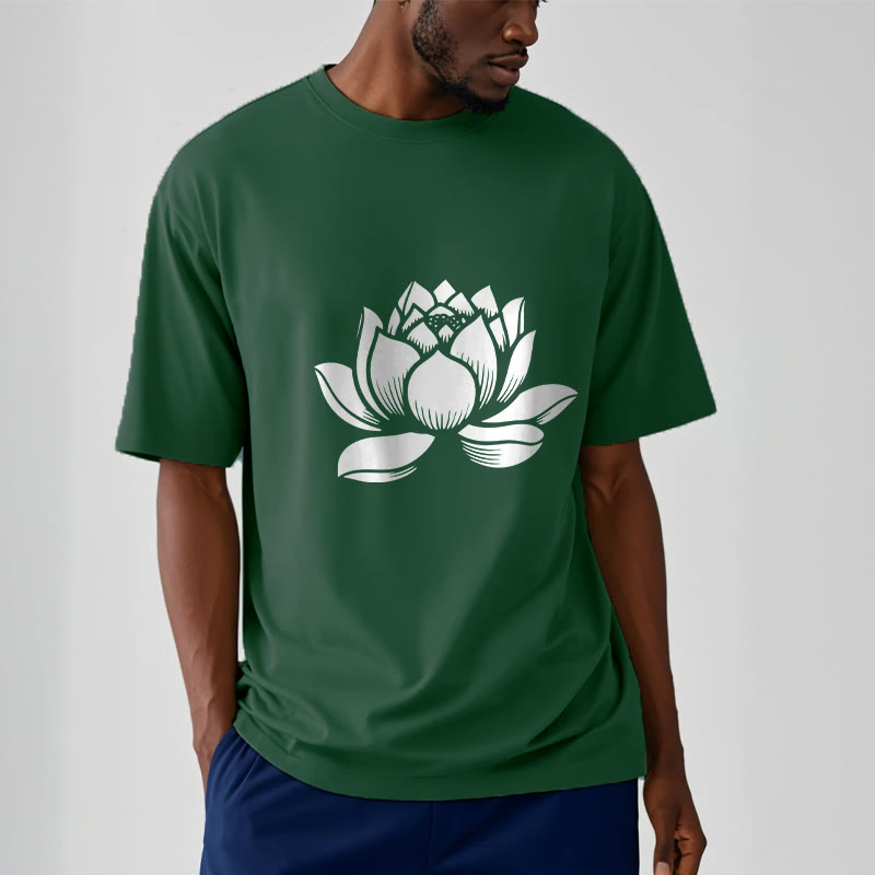 Nimara Ritual Lotus Flower Design Tee T-shirt
