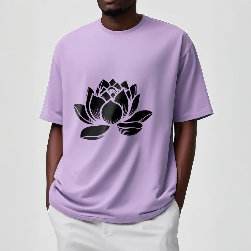 Nimara Ritual Lotus Flower Design Tee T-shirt