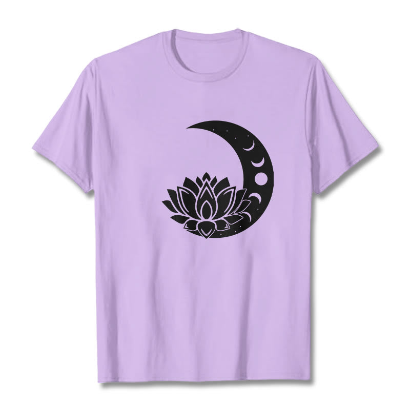 Nimara Ritual Crescent Moon Lotus Flower Sun Tee T-shirt