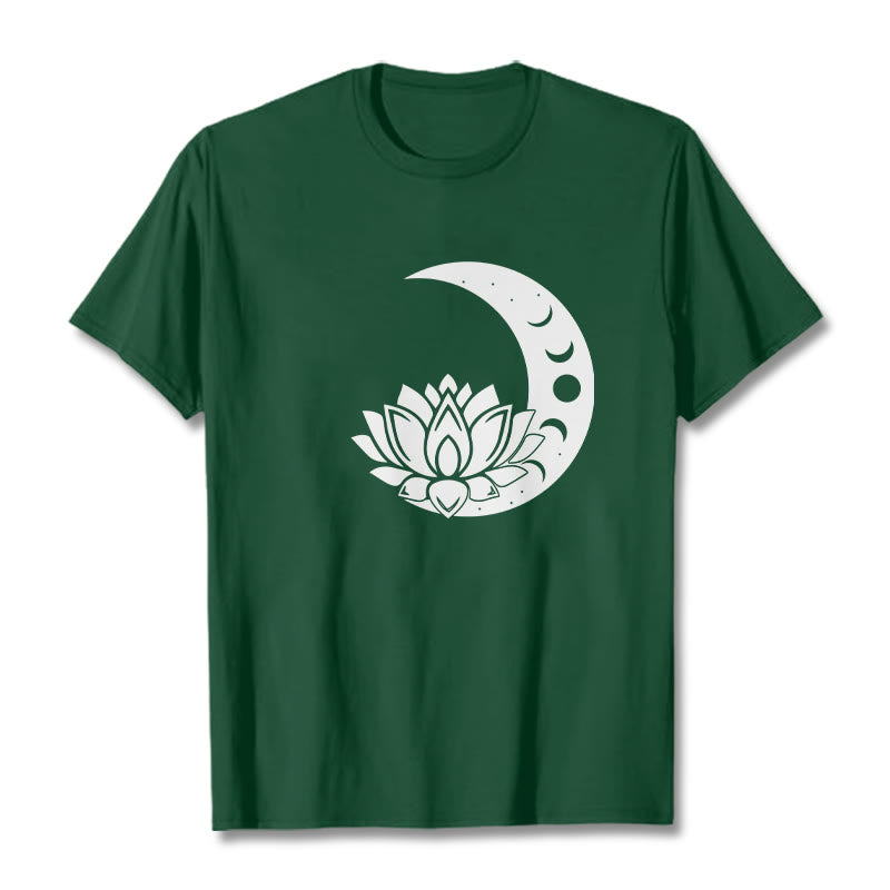Nimara Ritual Crescent Moon Lotus Flower Sun Tee T-shirt