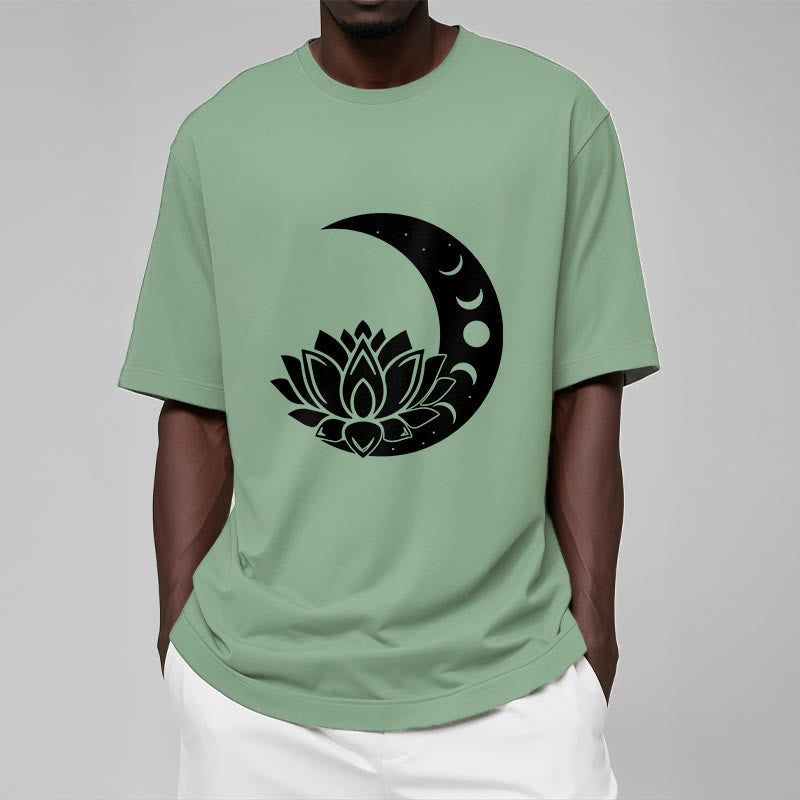 Nimara Ritual Crescent Moon Lotus Flower Sun Tee T-shirt