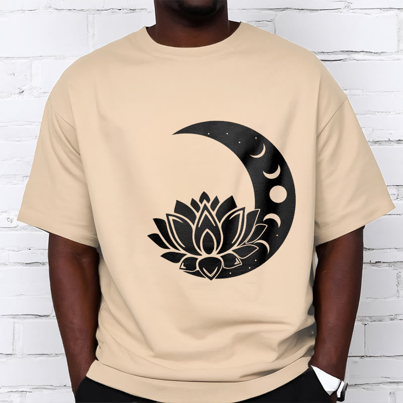 Nimara Ritual Crescent Moon Lotus Flower Sun Tee T-shirt