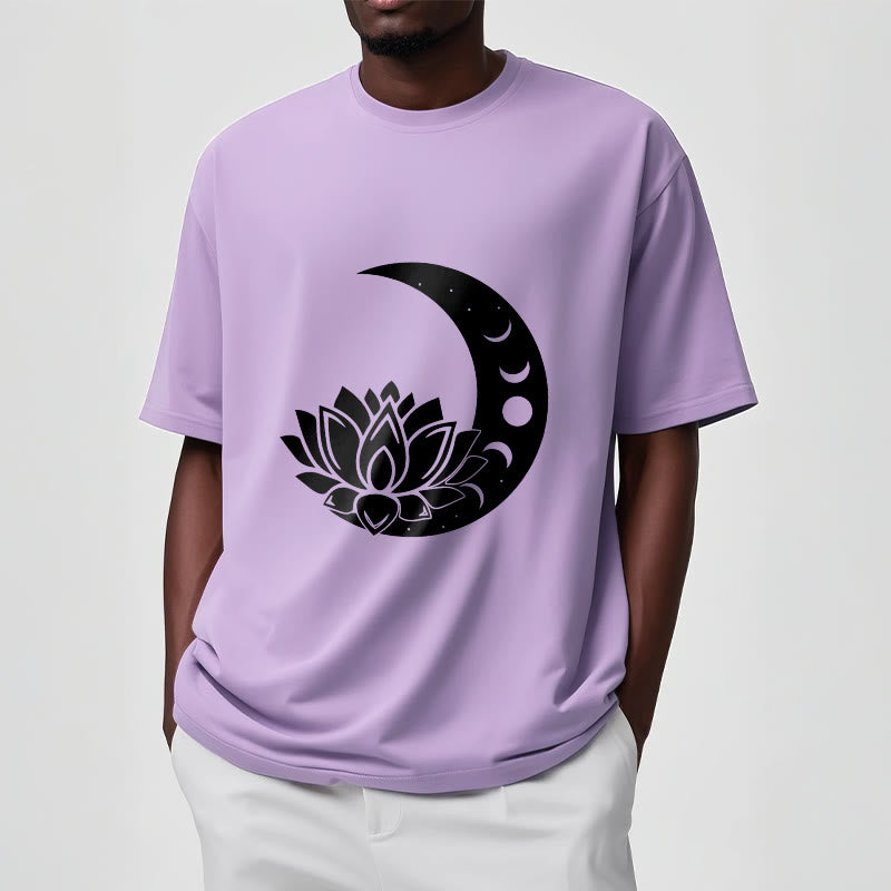 Nimara Ritual Crescent Moon Lotus Flower Sun Tee T-shirt