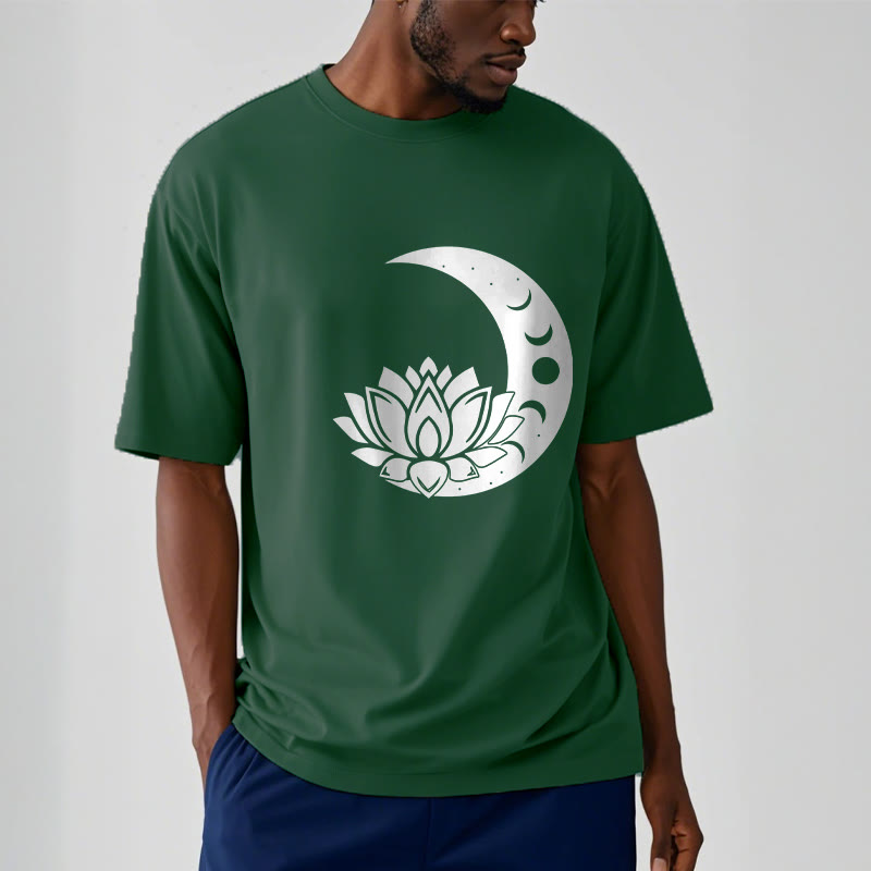 Nimara Ritual Crescent Moon Lotus Flower Sun Tee T-shirt