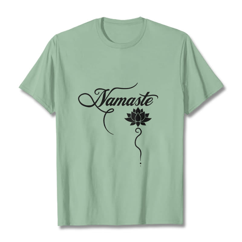 Nimara Ritual HELLO Hindi Lotus Tee T-shirt