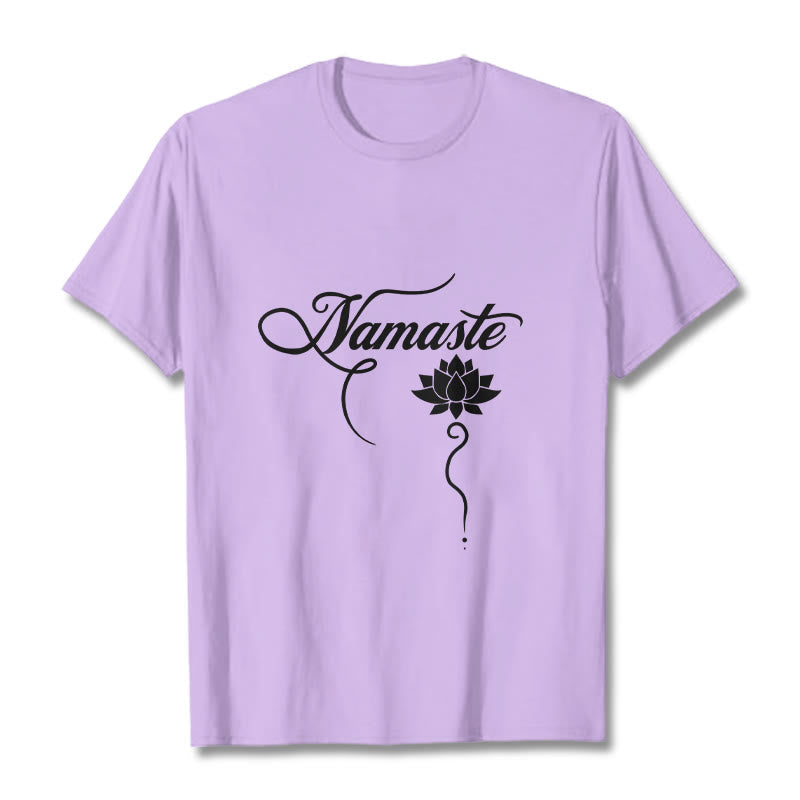 Nimara Ritual HELLO Hindi Lotus Tee T-shirt