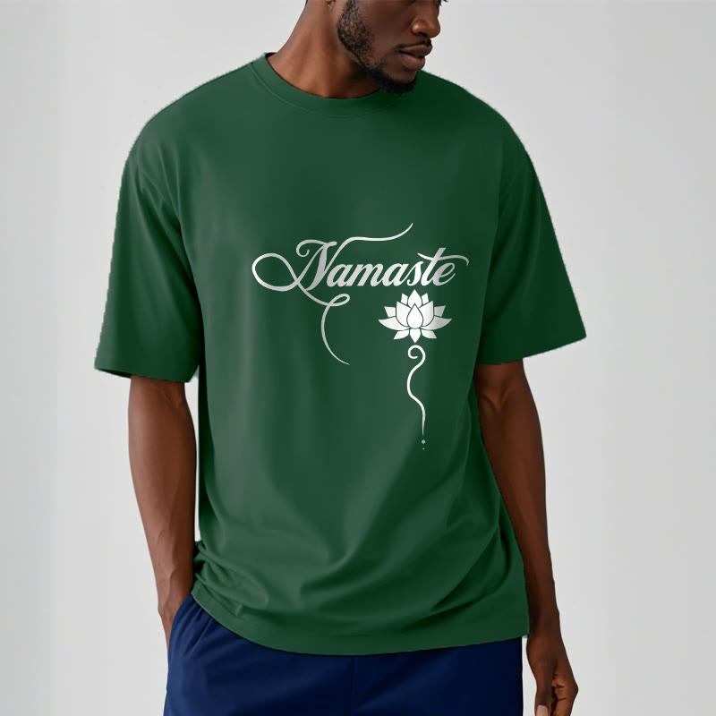 Nimara Ritual HELLO Hindi Lotus Tee T-shirt