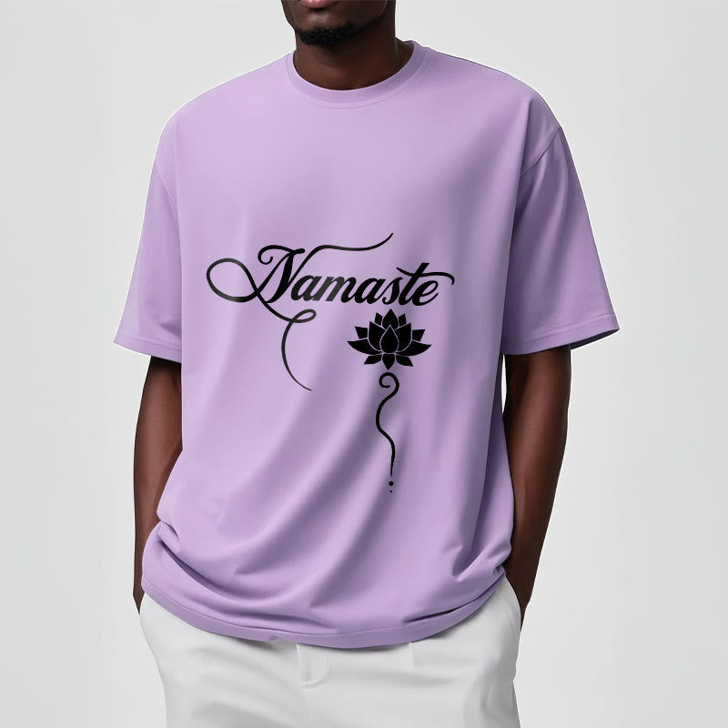 Nimara Ritual HELLO Hindi Lotus Tee T-shirt