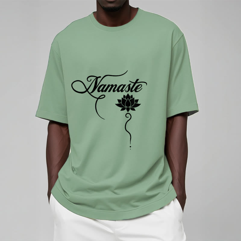 Nimara Ritual HELLO Hindi Lotus Tee T-shirt