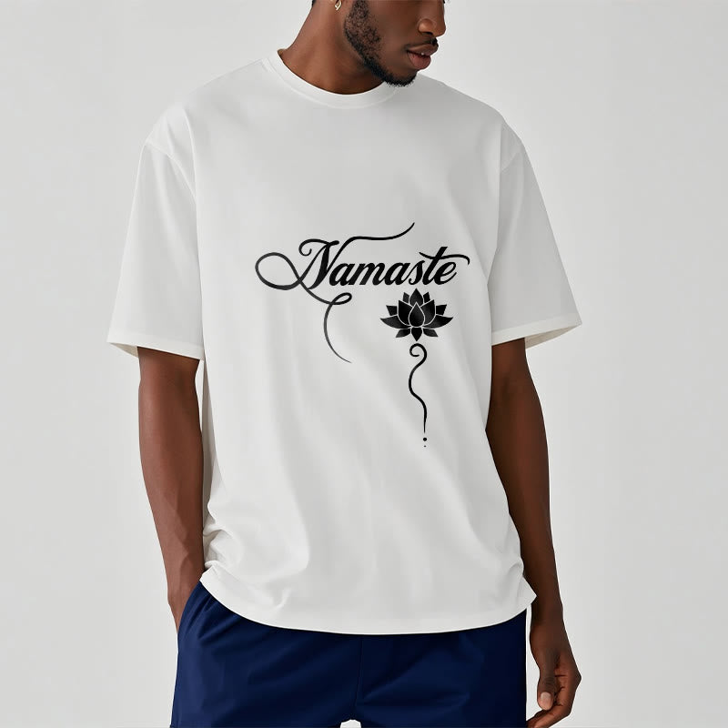 Nimara Ritual HELLO Hindi Lotus Tee T-shirt