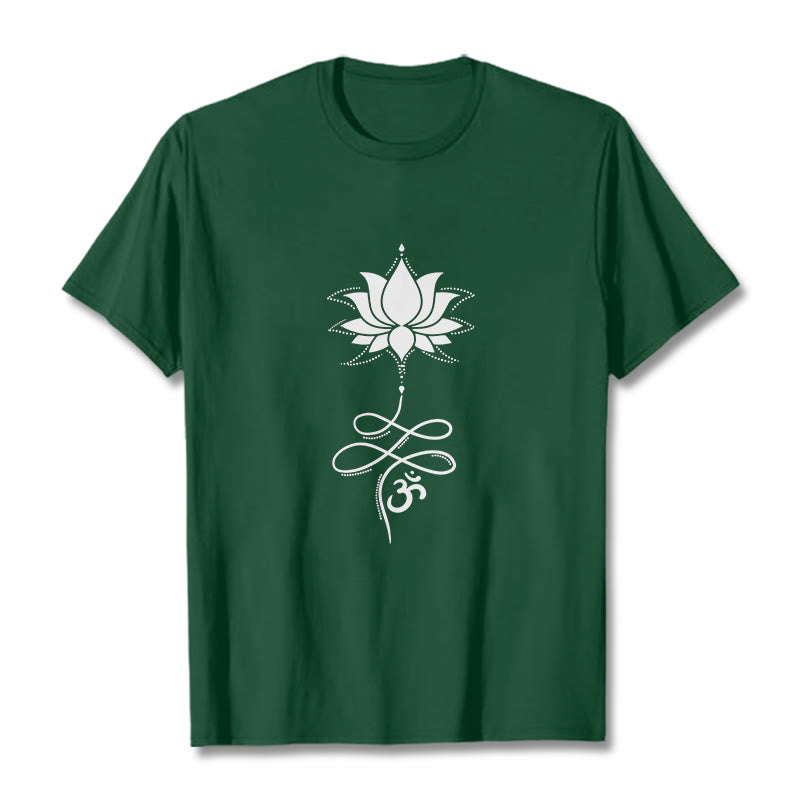 Nimara Ritual Lotus OM Sanskrit Tee T-shirt