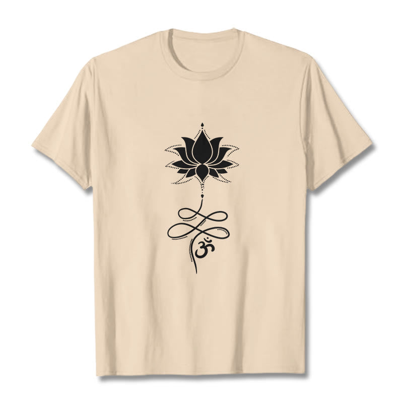 Nimara Ritual Lotus OM Sanskrit Tee T-shirt