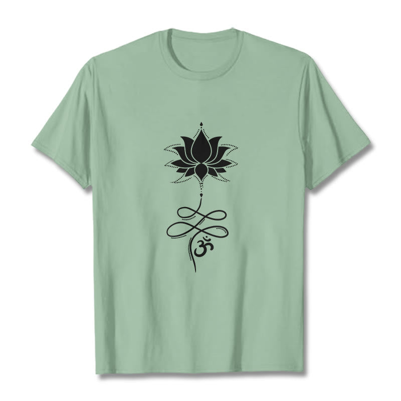 Nimara Ritual Lotus OM Sanskrit Tee T-shirt