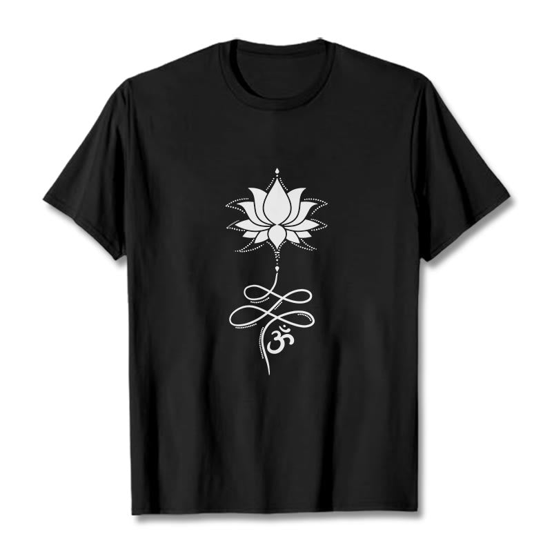 Nimara Ritual Lotus OM Sanskrit Tee T-shirt