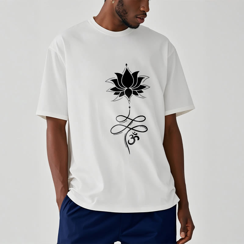 Nimara Ritual Lotus OM Sanskrit Tee T-shirt