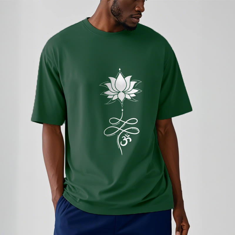 Nimara Ritual Lotus OM Sanskrit Tee T-shirt