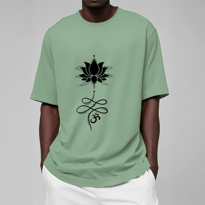 Nimara Ritual Lotus OM Sanskrit Tee T-shirt