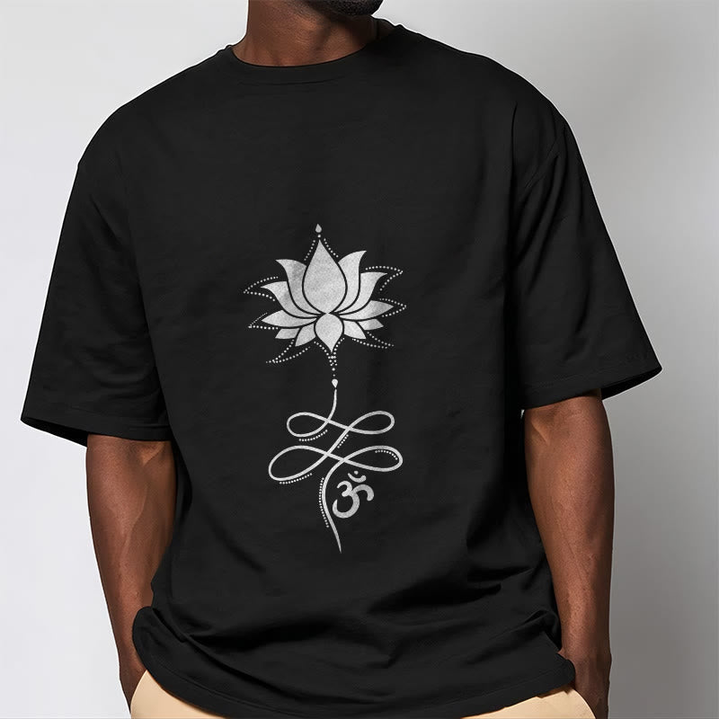 Nimara Ritual Lotus OM Sanskrit Tee T-shirt