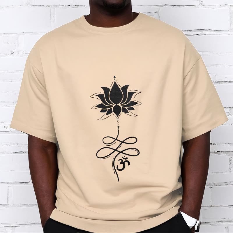 Nimara Ritual Lotus OM Sanskrit Tee T-shirt