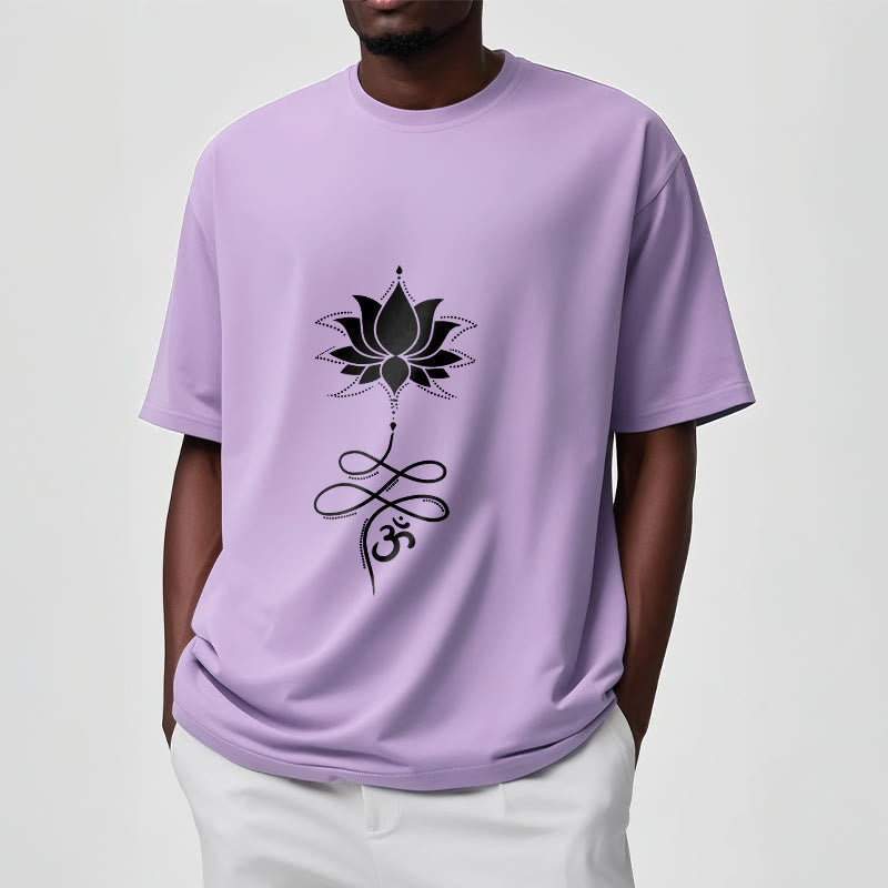 Nimara Ritual Lotus OM Sanskrit Tee T-shirt