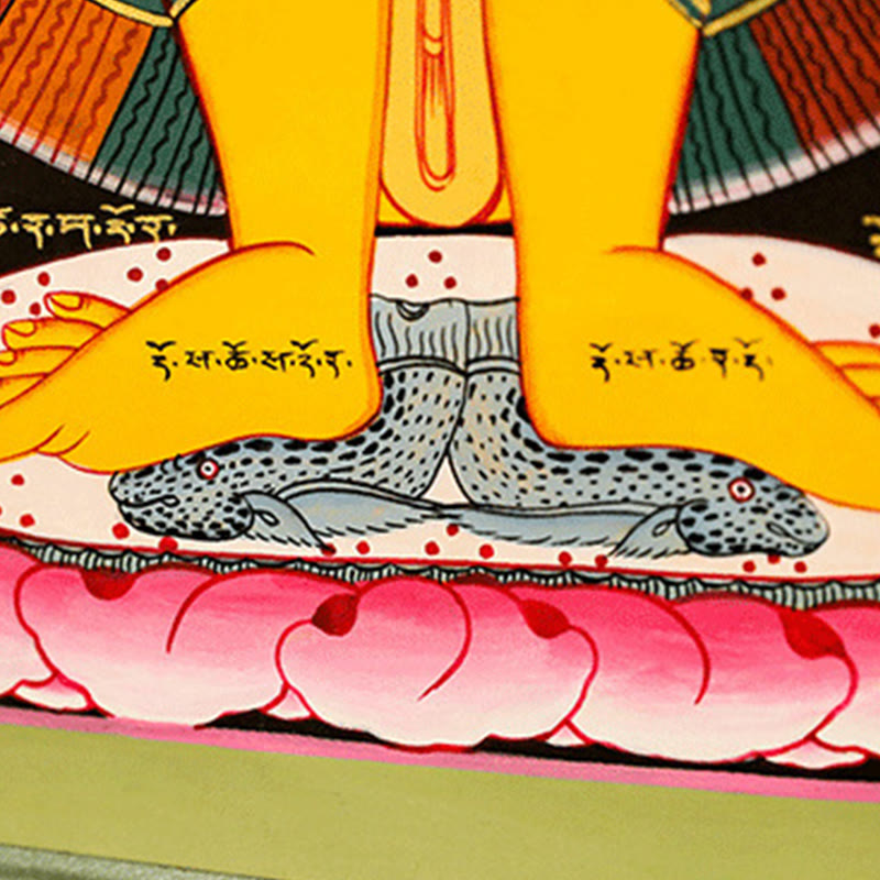 Nimara Ritual Tibetan Thangka Painting Healing Handmade Decoration(Random Style)