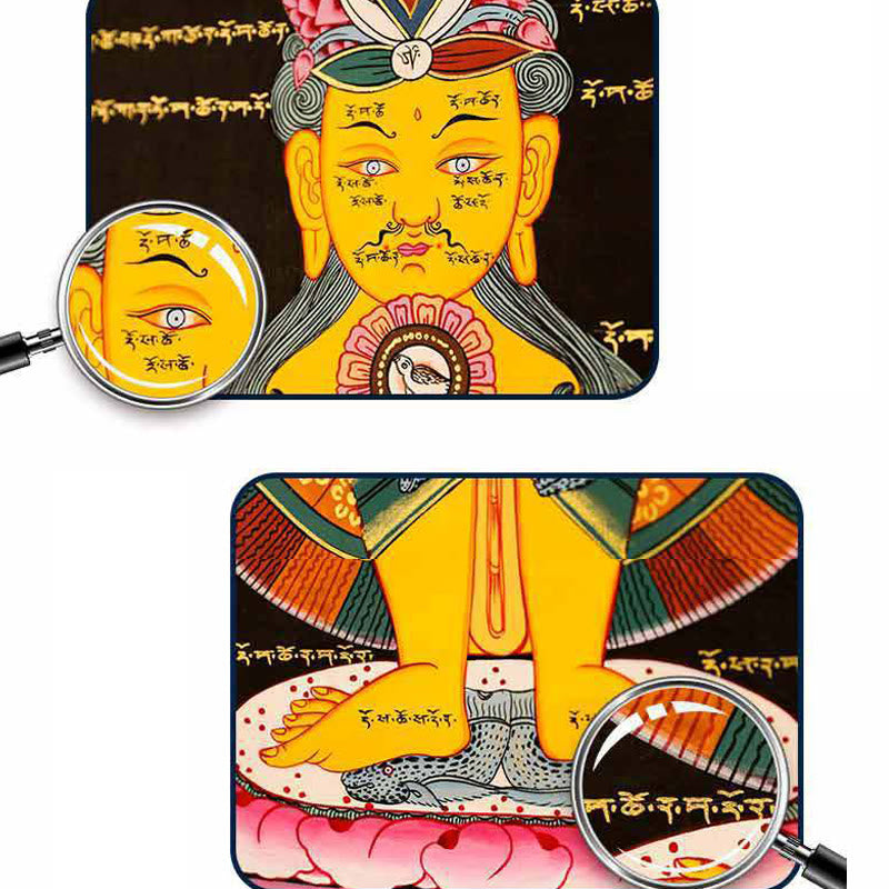 Nimara Ritual Tibetan Thangka Painting Healing Handmade Decoration(Random Style)