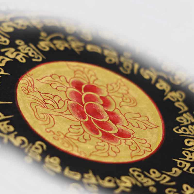 Nimara Ritual Tibetan Thangka Painting Om Mani Padme Hum Scripture Handmade Decoration(Random Style)