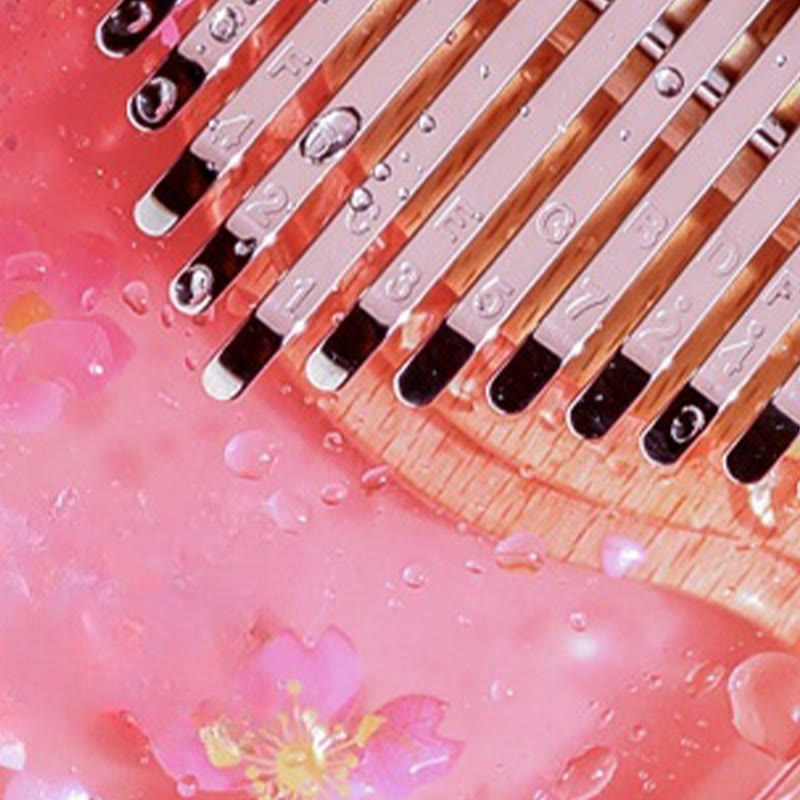 Nimara Ritual Kalimba 17/21 Keys Thumb Piano Beech Wood Pink Cherry Portable Finger Piano