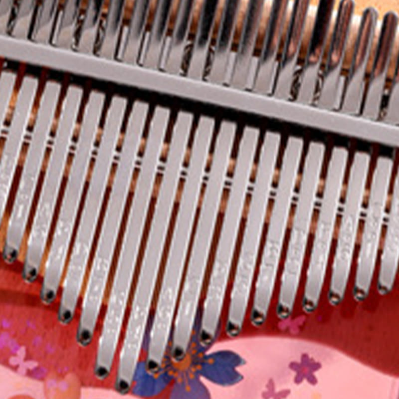 Nimara Ritual Kalimba 17/21 Keys Thumb Piano Beech Wood Pink Cherry Portable Finger Piano