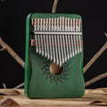 Nimara Ritual Kalimba 17/21 Keys Thumb Piano Sun Pattern Maple Wood Beginners Portable Finger Piano