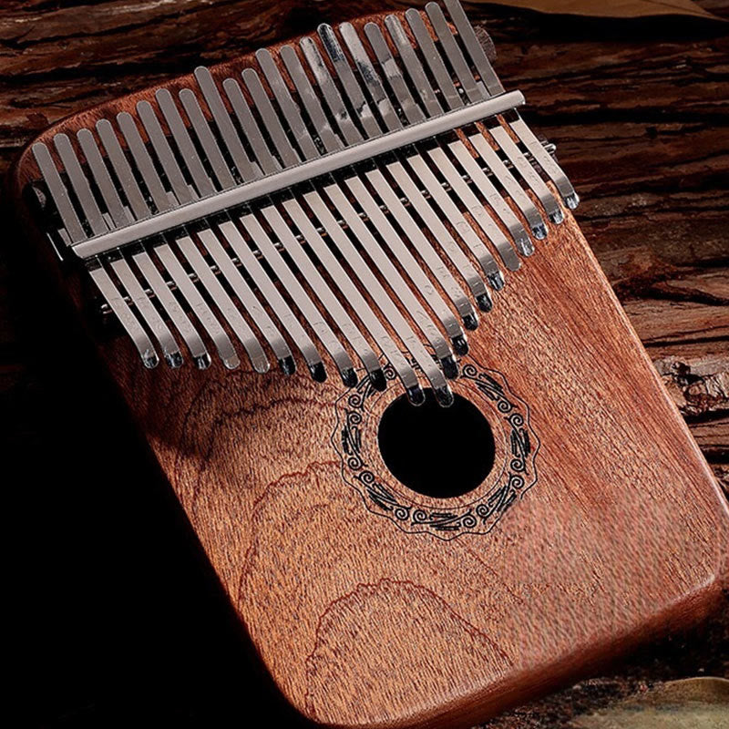 Nimara Ritual 21 Keys Kalimba Thumb Piano Yellow Sandalwood Portable Finger Piano