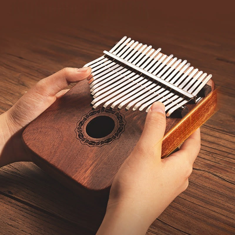 Nimara Ritual 21 Keys Kalimba Thumb Piano Yellow Sandalwood Portable Finger Piano